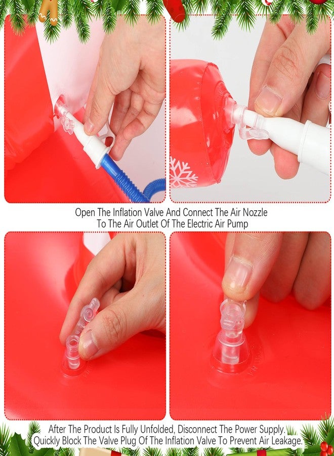 Arrowbash Christmas Candy Cane Striped Inflatable Limbo Game for Adults Indoor/Outdoor Party Fun - Image 4